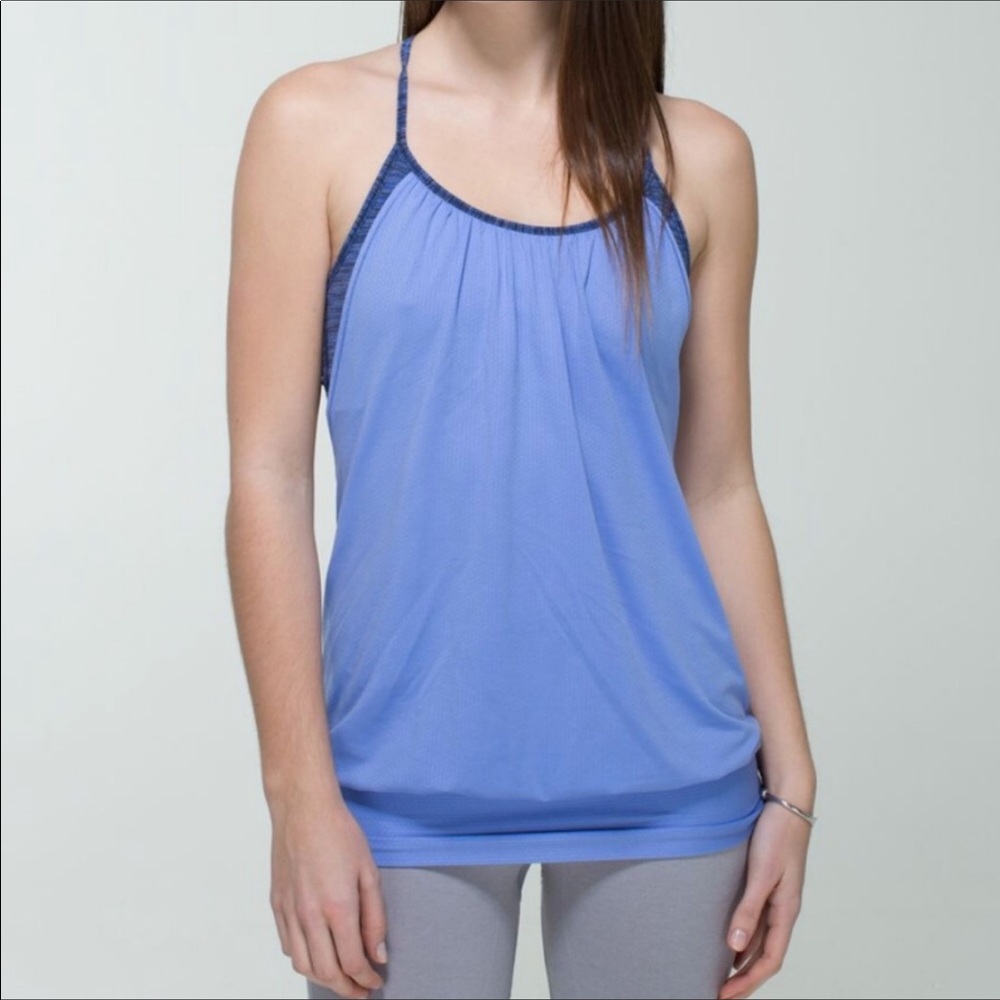 Lululemon No Limits Tank Cadet Blue 6 bra top